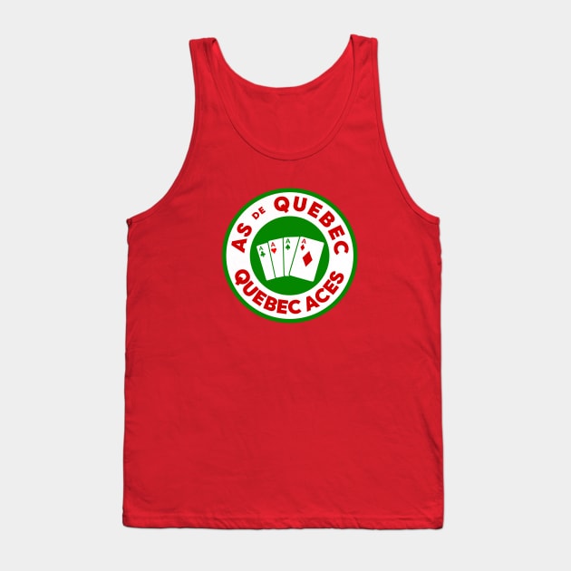 Defunct Quebec Aces Hockey Tank Top by LocalZonly